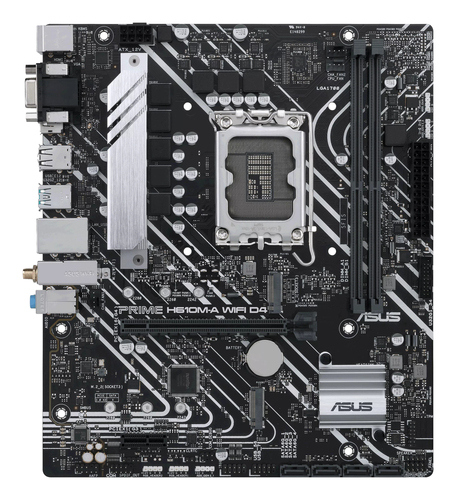 Asus Prime H610M-A WiFi D4 LGA1700 mATX Motherboard - PCIe 4.0, Dual M.2, USB 3.2 Gen 2, Wi-Fi 5 - image 2