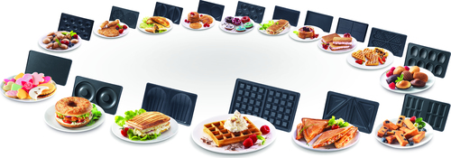 Tefal Snack Collection SW857D sandwich maker Stainless steel – image 3