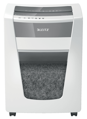 Leitz IQ Office Pro P6+ Papierversnipperaar Micro cut 1 x 5 mm 30 l Aantal bladen (max.): 20 vellen Veiligheidsniveau 6 Ook geschikt voor Nietjes, Paperclips – Foto 4 van 10