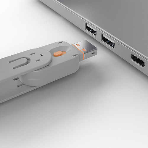 Lindy USB Type A Port Blocker Key - USB port blocker – Foto 3 von 5