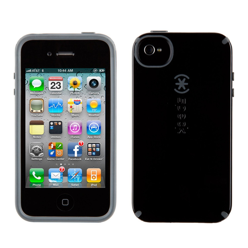 Speck CandyShell Case for iPhone 4 / 4S - Black/Dark Grey