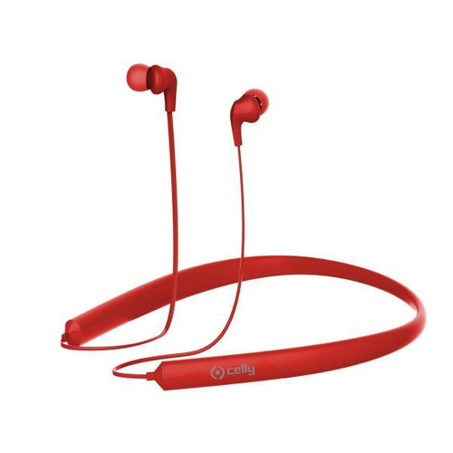 Celly BHNECKRD headphones/headset Wireless In-ear, Neck-band Calls/Music Bluetooth Red
