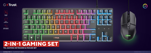 Trust 25949 keyboard Mouse included Gaming USB QWERTY Italian Black – image 9