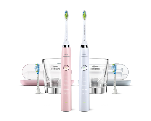 Philips Sonicare DiamondClean HX9354/21 electric toothbrush Adult Sonic toothbrush Pink, White – image 2