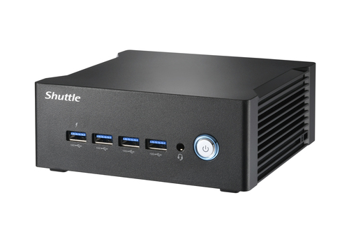 Shuttle Nano PC NA10H7, AMD RyzenTM 7-8845HS APU, Radeon780M, 2xHDMI, 2xUSB-C 4.0(DP), 2x2.5Gbit LAN, afbeelding 2