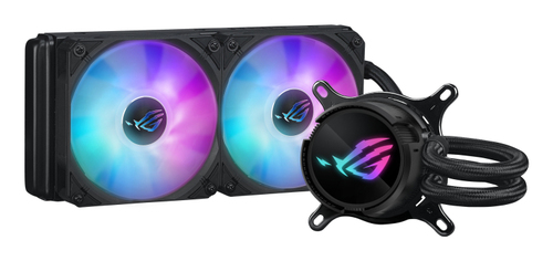 Asus Rog Strix LC Iii 240 Argb Liquid CPU Cooler - Argb Fans, LCD Display- Black - 90RC00S1-M0UAY0 - image 1