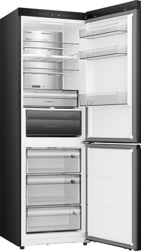 Hisense RB3K330SAFC Koel-vriescombinatie Zwart, afbeelding 2