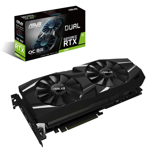 ASUS DUAL-RTX2080-O8G NVIDIA GeForce RTX 2080 8 GB GDDR6