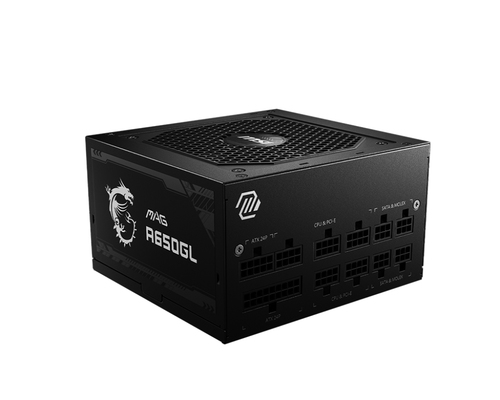 Msi Mag A650GL 650W Full Modular 80+ Gold PCIe Compact Power Supply - image 1