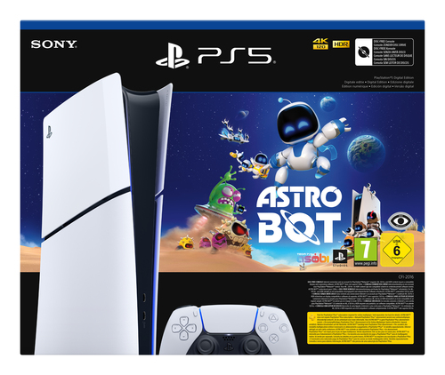 Sony Interactive Entertainment PlayStation 5 Digital Edition Slim Astro Bot 1 TB Wi-Fi Черный, Белый