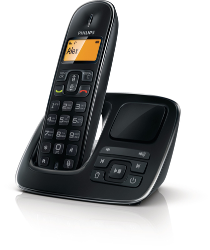 Philips BeNear CD1961B/51 telephone DECT telephone Caller ID Black