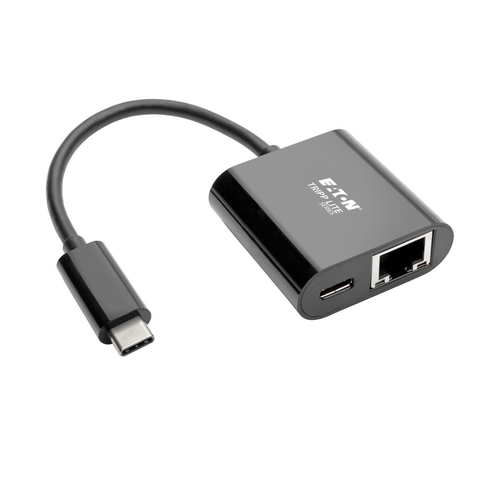 ADAPTADOR DE RED USB-C GIGABIT  CON USB-C PD - THUNDERBOLT 3 NEGRO - U436-06N-GB-C