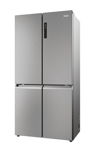 Haier HCR5919ENMP American-Style Fridge Freezer - Platinum Inox, Silver/Grey - image 6