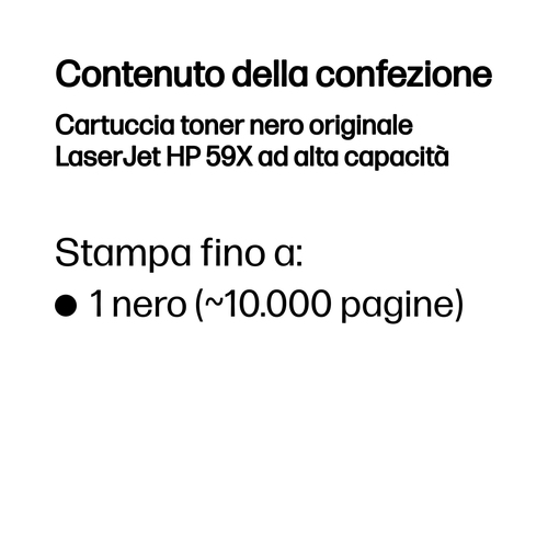 HP 59X – Toner nero originale