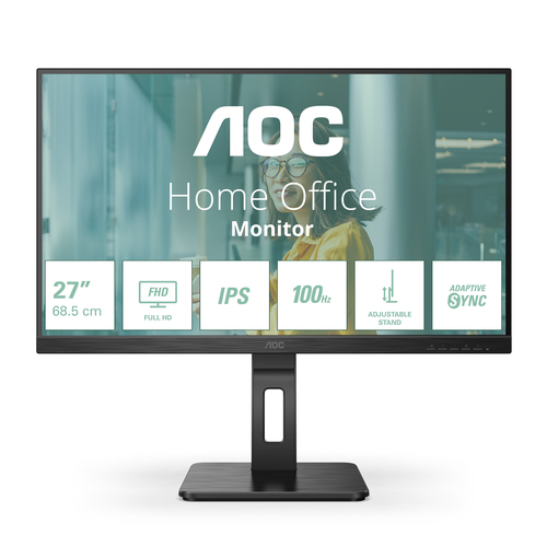 AOC P2 27P2Q монитор для ПК 68,6 cm (27") 1920 x 1080 пикселей Full HD LED Черный
