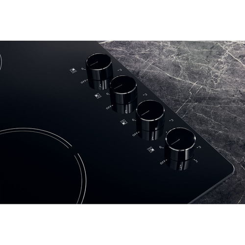 Hotpoint HR620RH 60cm 4 Zone Frameless Ceramic Hob Black Side Controls - image 4