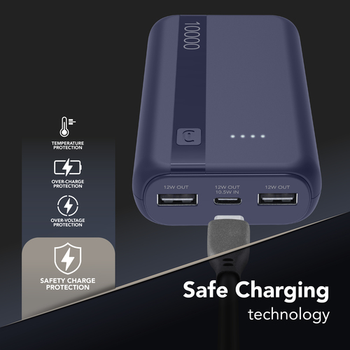 Cellularline ESSENTIAL 10000 POWER BANK DARK BLUE – image 5