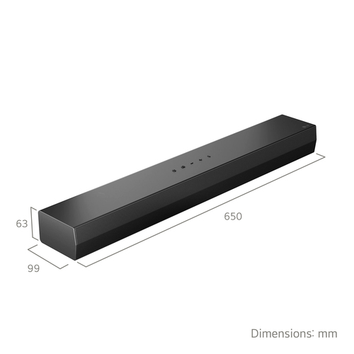LG US20A.CGBRLLK soundbar speaker Black 2.0 channels – image 2