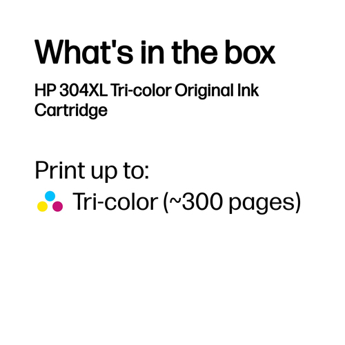 Original HP 304XL Tri-Colour Ink Cartridge - image 3