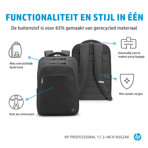 HP 17.3 inch Top Load tas Laptop tas – Foto 8 van 11