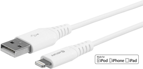 eSTUFF ES601104 кабель с разъемами Lightning 1 m Белый