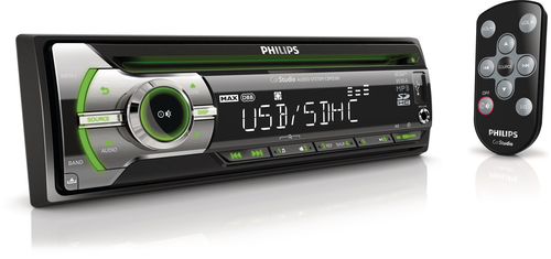 Philips CarStudio CEM2100/51 car media receiver Black