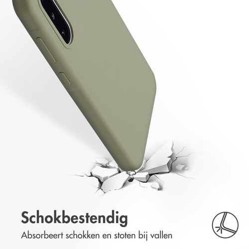 <div>Het slanke design van jouw smartphone intact houden én dagelijkse bescherming? Ga dan voor de Accezz Liquid Silicone Backcover. De hoes is, afbeelding 3