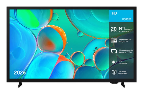 Samsung TU32H5005FK 81.3 cm (32") HD Smart TV Wi-Fi Black