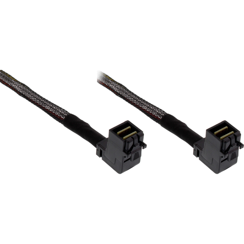 InLine 27626C Serial Attached SCSI (SAS)-Kabel 0,75 m Schwarz