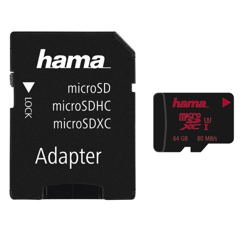 Hama 00213115 карта памяти 64 GB MicroSDXC UHS-I Класс 3