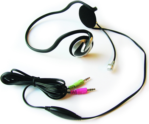 Ewent EW3566 headphones/headset Wired Neck-band Calls/Music Black, Silver