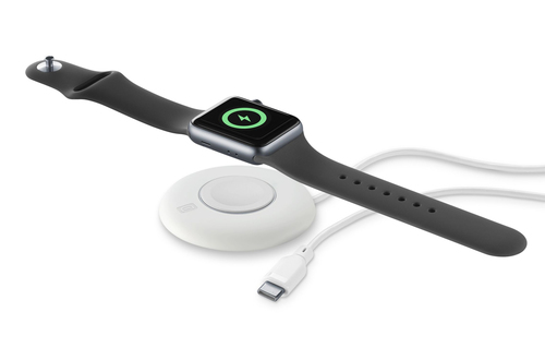 Cellularline 8018080493775 Умные часы Белый USB Беспроводная зарядка Для помещений
