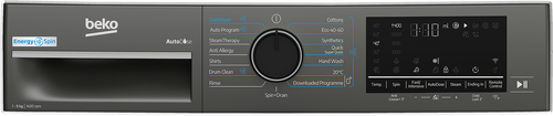 Beko EnergySpin™ B5W5941BDG 9kg WiFi Connected Washing Machine with 1400 rpm - Graphite - A Rated, Graphite - image 5