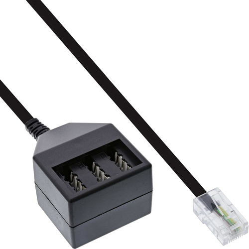 Product image: InLine TAE adapter Cable RJ45 male to TAE NFN female 20cm
