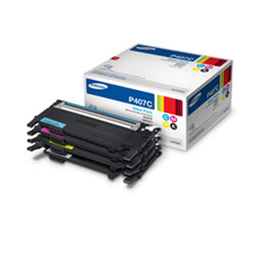 Samsung CLT-P407C toner cartridge 4 pc(s) Original Black, Cyan, Magenta, Yellow