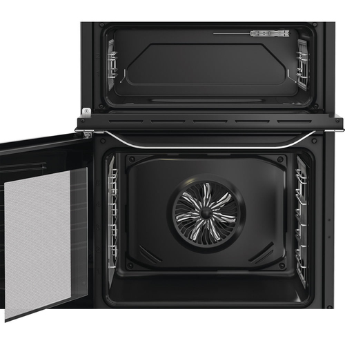 Hotpoint HDE6IDC2X 60cm Double Oven Electric Cooker in Stainless Steel - image 2