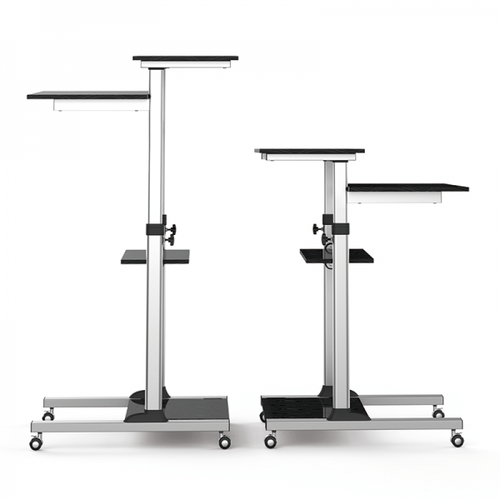 LogiLink Sit-stand workstation height adjustable mobile 60 kg max - Max 60 kg - recommended for – Foto 4 von 9