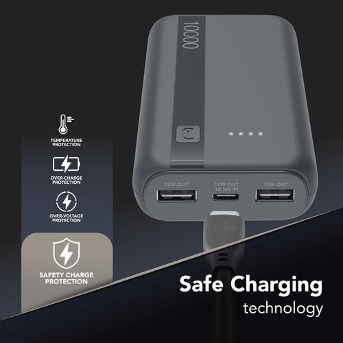 Cellularline ESSENTIAL 10000 POWER BANK GREY – image 5