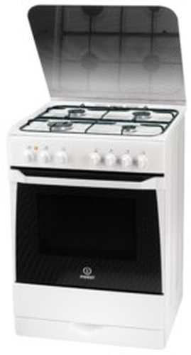 Indesit KN6G11S(W)/I cooker Freestanding cooker Electric Gas White