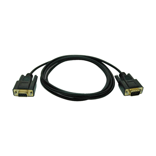 CABLE DE MODEM NULO SERIAL RS2  32 DB9 M H 1 83 M 6 PIES - P454-006