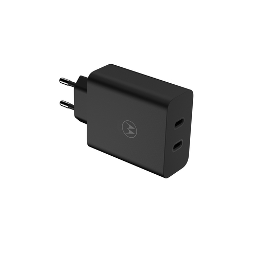 Motorola TurboPower Oplader 125W met 2 Poorten + Usb C kabel, afbeelding 4