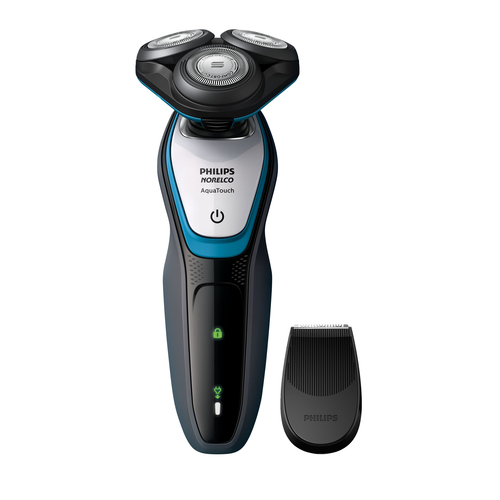 Philips Norelco AquaTouch S5090/87 men's shaver Rotation shaver Trimmer Blue, Grey