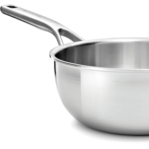 KitchenAid Multi-Ply Stainless Steel Chef's Pan in Silver Size: 20 cm Silver 20 cm - image 3