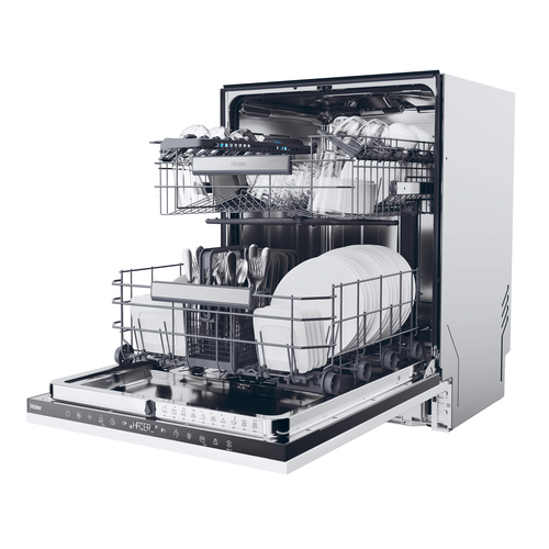 Haier XI 4C4S0SB-80 Full-size Fully Integrated WiFi-enabled Dishwasher, Black - image 4