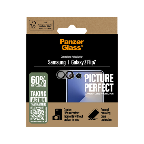 PanzerGlass PicturePerfect Samsung Galaxy Z Flip 7 Camera Lens Protector Glas, afbeelding 3