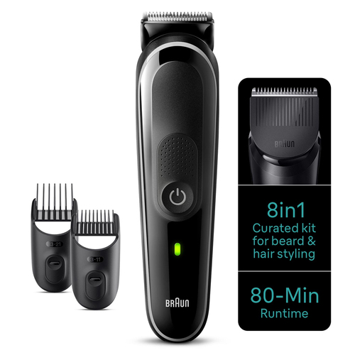 Braun MGK3440 подрезчик Черный, Серый Никель-металл-гидридный (NiMH)