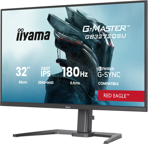 iiyama G-Master Red Eagle GB3272QSU-B1 31.5'' gaming monitor, afbeelding 2