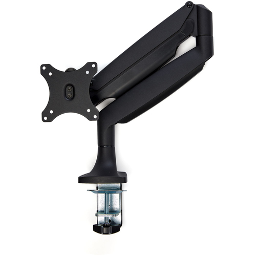 StarTech.com Desk Mount Monitor Arm, Heavy Duty Ergonomic VESA Monitor Arm, Single Display up to 9kg, Full Motion, Height Adjustable, Articulating, Aluminum, C-Clamp/Grommet, Black - Small Footprint Design (ARMPIVOTHDB) Monteringssæt LCD display 13.1-32 – billede 7