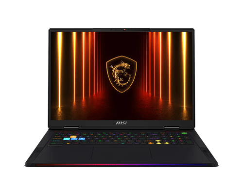 MSI Raider 18 HX AI A2XWIG-229IT Intel Core Ultra 9 285HX Ноутбук 45,7 cm (18") UHD+ 64 GB DDR5-SDRAM 4 TB Твердотельный накопитель (SSD) NVIDIA® GeForce RTX™ 5080 Laptop GPU Wi-Fi 7 (802.11be) Windows 11 Home Черный
