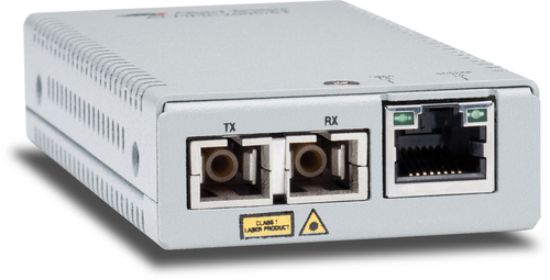 Allied Telesis AT-MMC2000/SC-60 network media converter 1000 Mbit/s 850 nm Multi-mode Silver